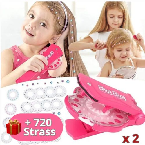 Kit Blinger™ - Agrafeuse Diamond Jouet de Beauté et Décoration Fille ( 360 Strass Inclus)