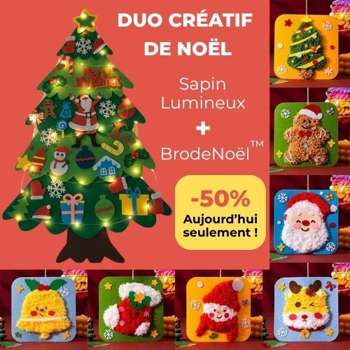 BrodeNoël™-Kit de Broderie DIY de Noël