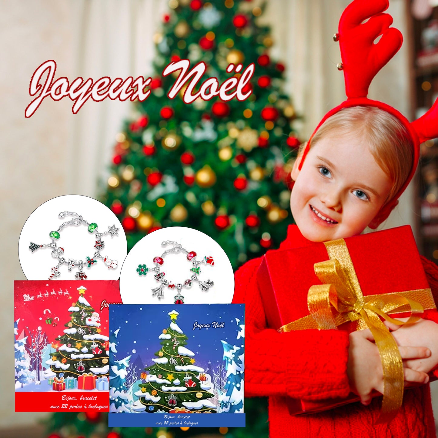 Coffret Féerie™ - Set de bracelets de Noël