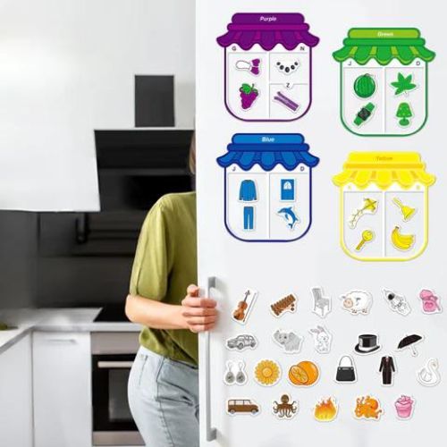 ÉveilColoré :Stickers Magnétiques