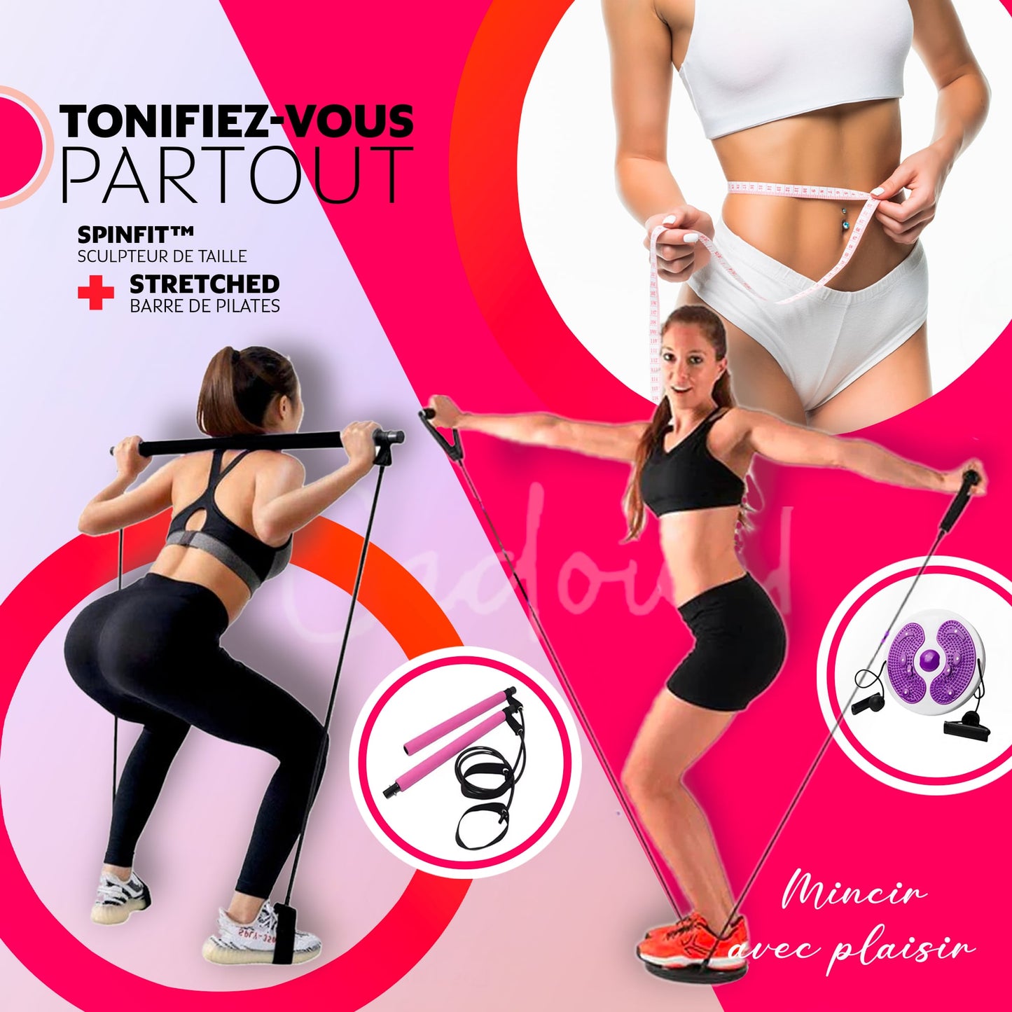 Stretched Barre de Pilates™ - CADOUET