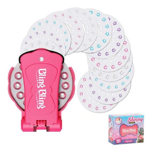 Kit Blinger™ - Agrafeuse Diamond Jouet de Beauté et Décoration Fille ( 180 Strass Inclus)