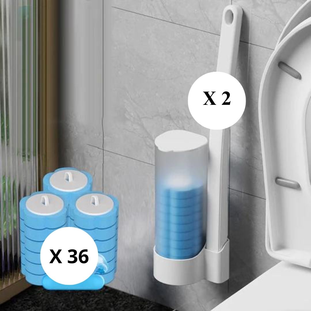 Système de nettoyage des toilettes à usage unique