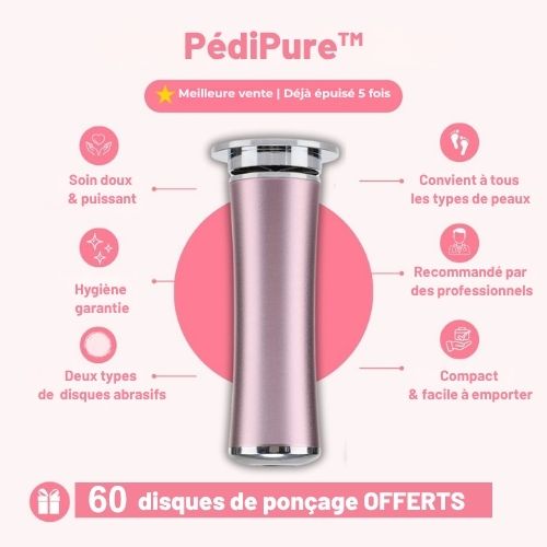 PédiPure™ : Adieu talons fendillés — Bonjour pieds tout doux !