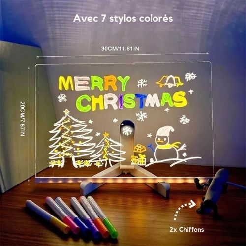 Tablette LED Lumineuse™ – Le Cadeau Idéal pour Éveiller la Créativité !