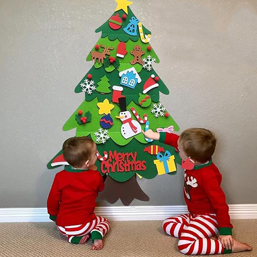 Sapin Lumineux 🎄 Arbre de Noël en Feutre Interactif™