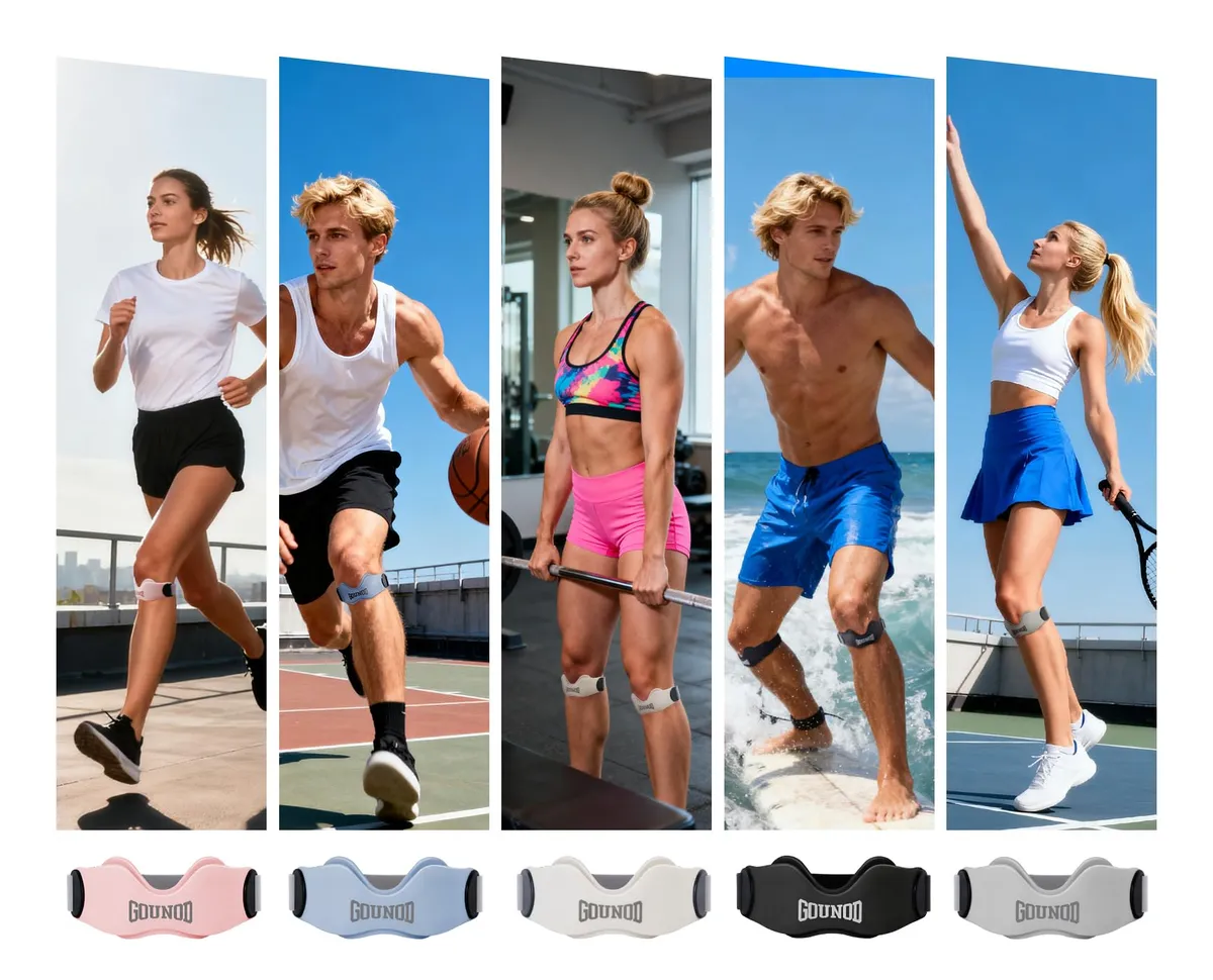 Apais’Knee™ – Genouillère Rotulienne Anti-Douleur (Lot de 2)