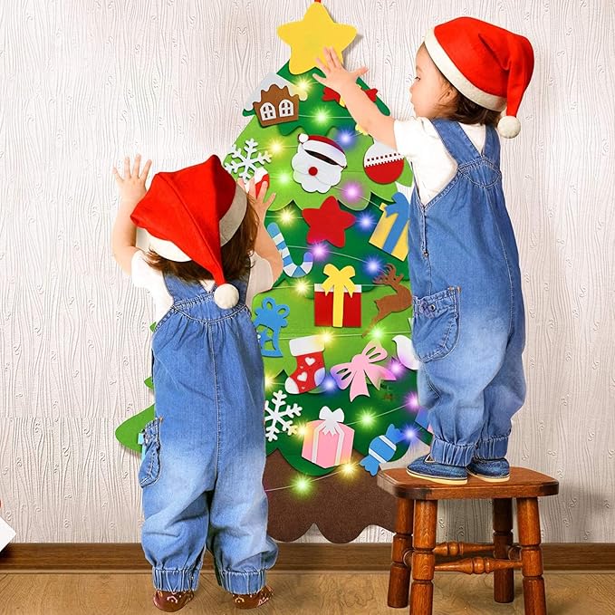 Sapin Lumineux 🎄 Arbre de Noël en Feutre Interactif™