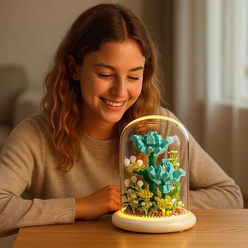 🌸 Floréa™ – Fleurs à construire sous cloche