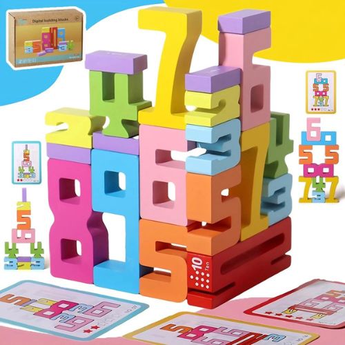 Puzzle Montessori Bâtons & Anneaux – Un apprentissage créatif et ludique