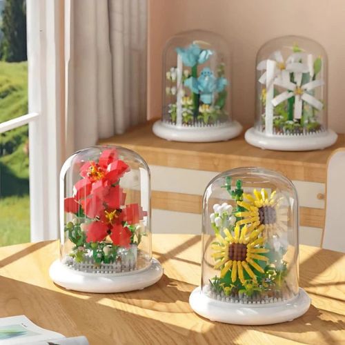 🌸 Floréa™ – Fleurs à construire sous cloche