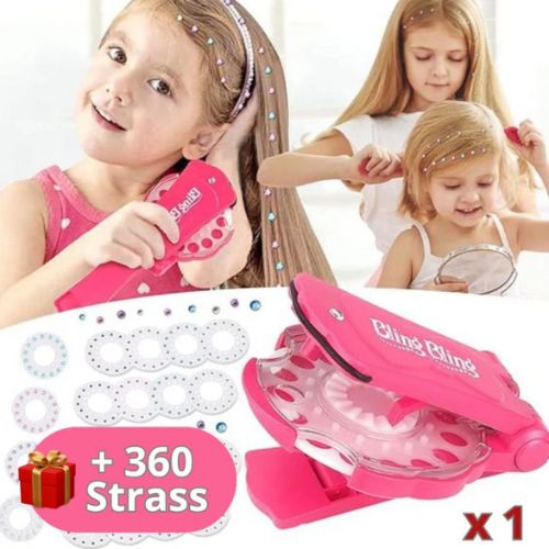 Kit Blinger™ - Agrafeuse Diamond Jouet de Beauté et Décoration Fille ( 360 Strass Inclus)
