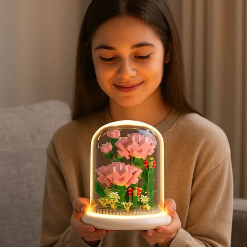 🌸 Floréa™ – Fleurs à construire sous cloche