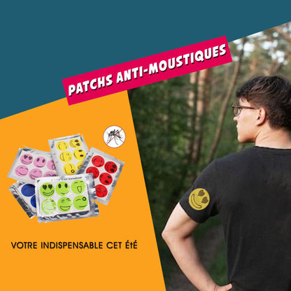 Patchs Anti-Moustiques - Formule Naturelle Pour les enfants et les adultes