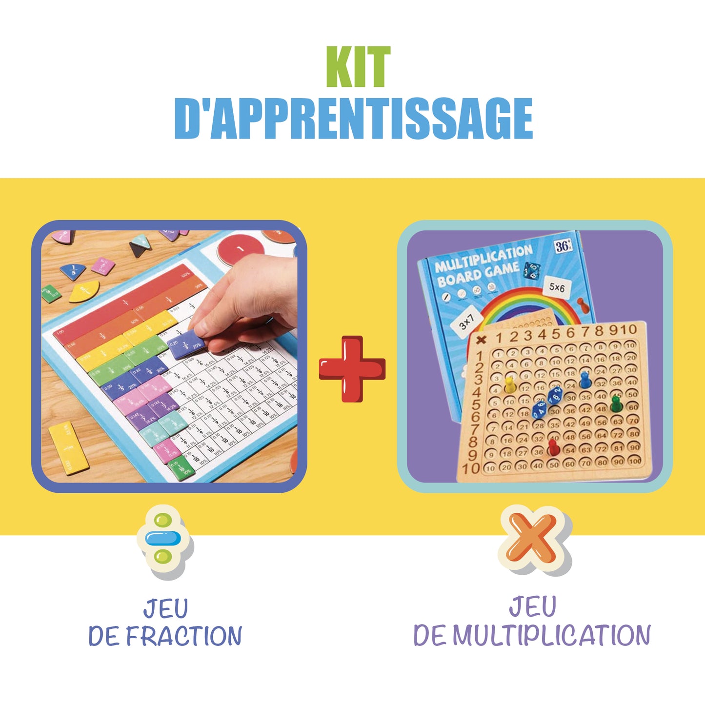 Jeu magnétique de fractions