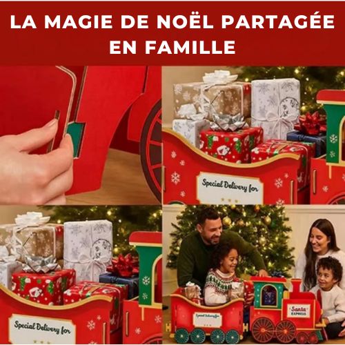 Santa Express™ | Le train des cadeaux de Noël à personnaliser 🎁