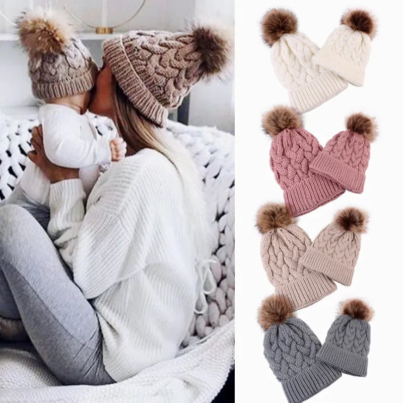 Ensemble de Bonnets Mère-Enfant-Cadouet™