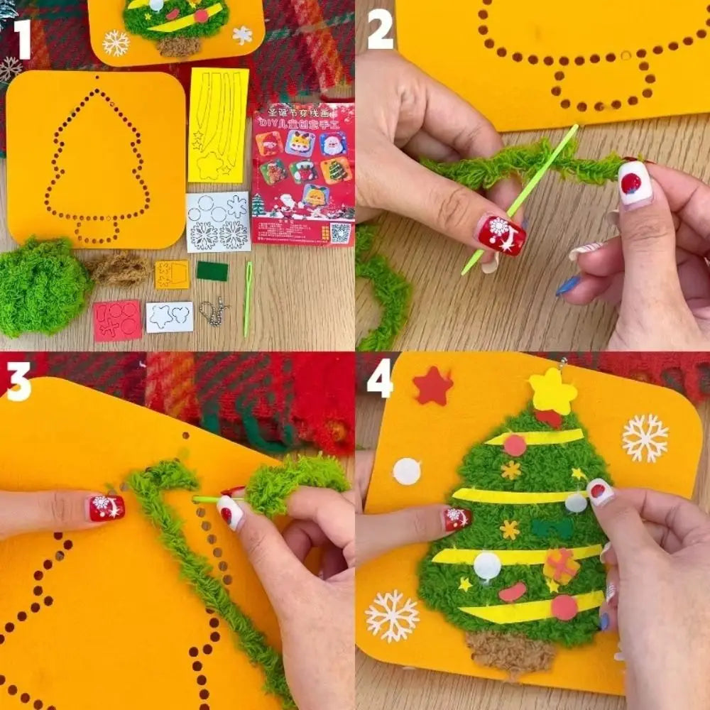 BrodeNoël™-Kit de Broderie DIY de Noël