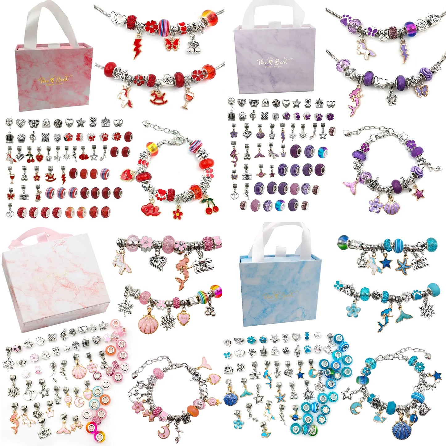 ENSEMBLE DE BRACELETS PERSONNALISÉS