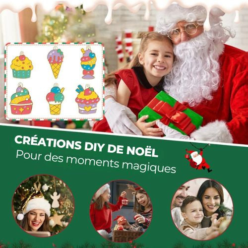 Kit de Création de Pendentifs | 🎄🎅Des moments de Noël à créer ensemble