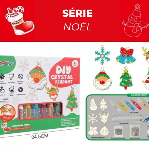 Kit de Création de Pendentifs | 🎄🎅Des moments de Noël à créer ensemble