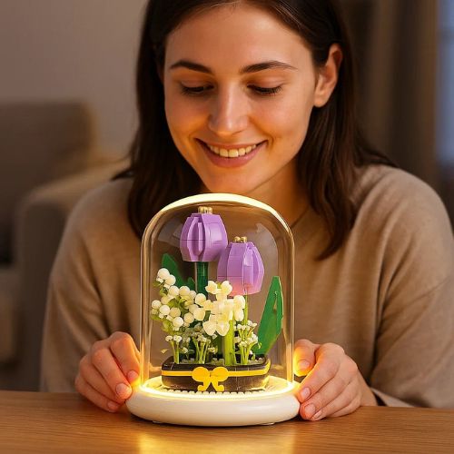 🌸 Floréa™ – Fleurs à construire sous cloche