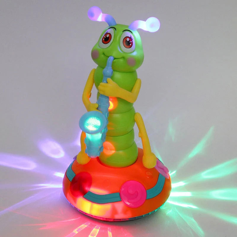 Chenille Dansante Musicale™ – Le jouet interactif qui fait rire et bouger bébé !