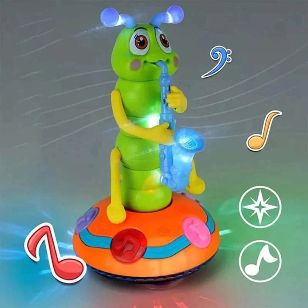 Chenille Dansante Musicale™ – Le jouet interactif qui fait rire et bouger bébé !