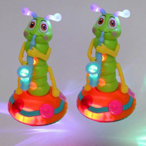 Chenille Dansante Musicale™ – Le jouet interactif qui fait rire et bouger bébé !