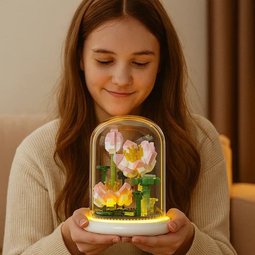 🌸 Floréa™ – Fleurs à construire sous cloche