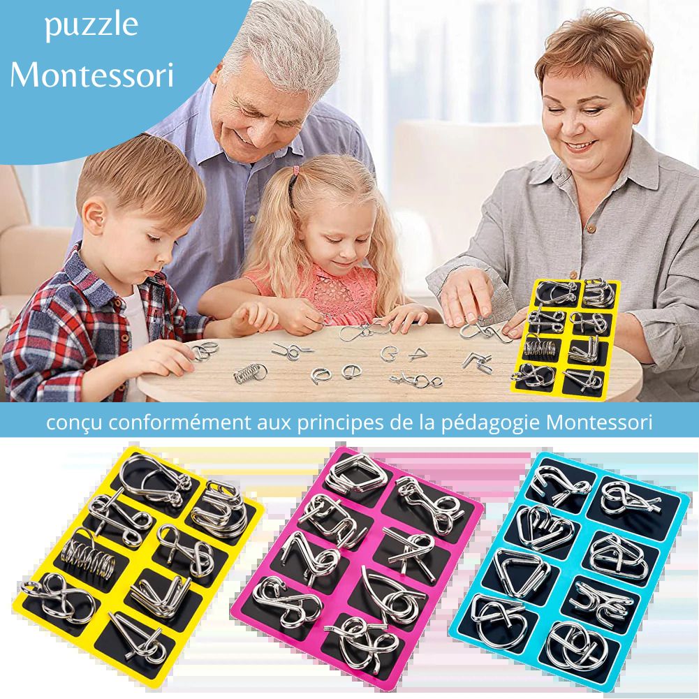 PUZZLE MONTESSORI (8 PIÈCES)-CADOUET™