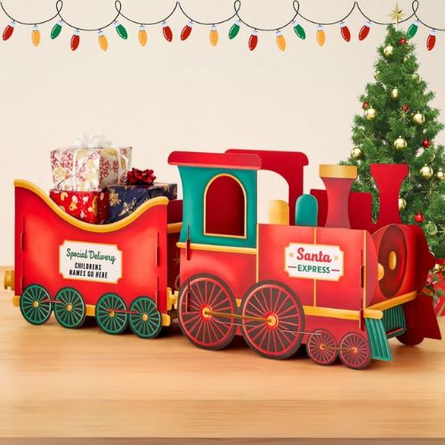 Santa Express™ | Le train des cadeaux de Noël à personnaliser 🎁
